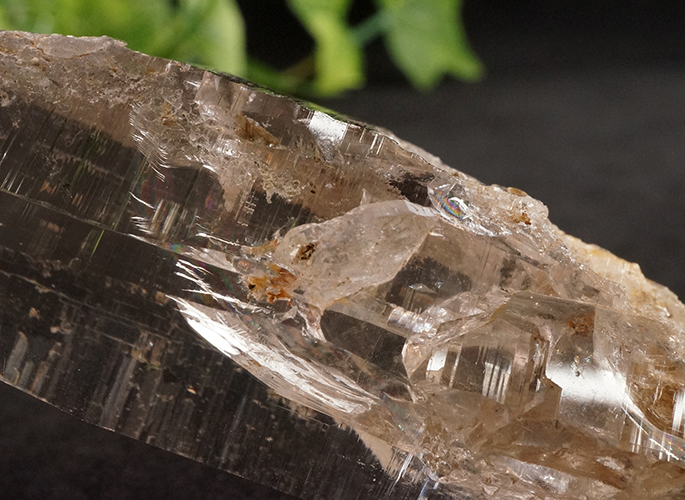 ガネッシュヒマール産水晶　（スモーキーカテドラル）　ティプリン産　49g