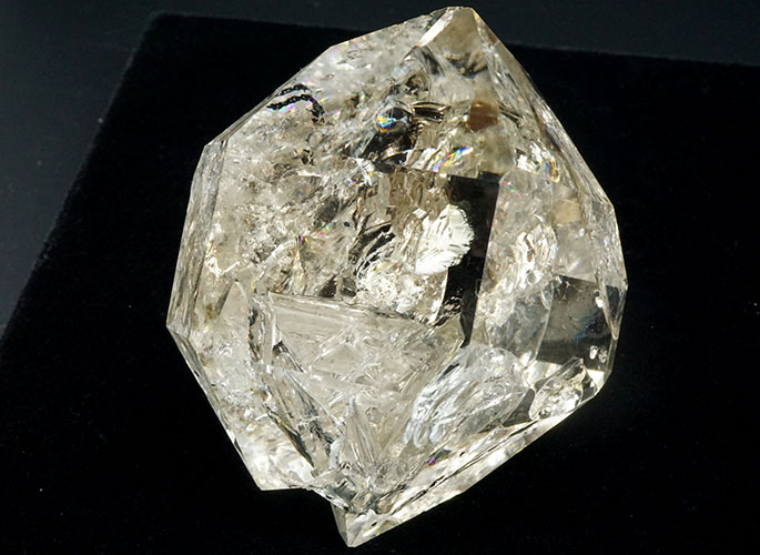 ハーキマーダイヤモンド　原石（レインボー）