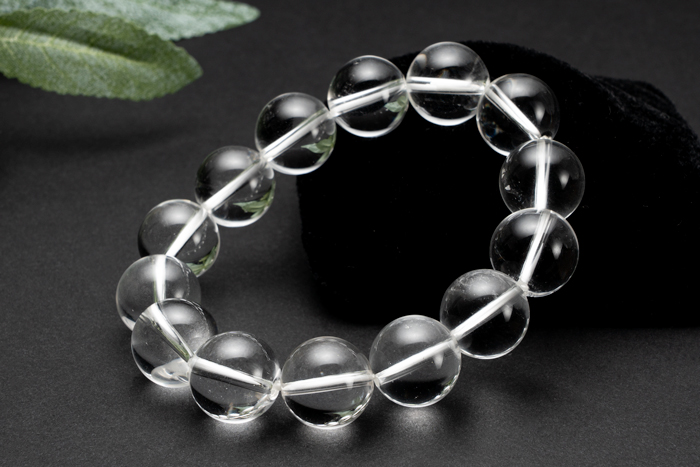 チベット産 カイラスクォーツ ブレスレット φ14mm