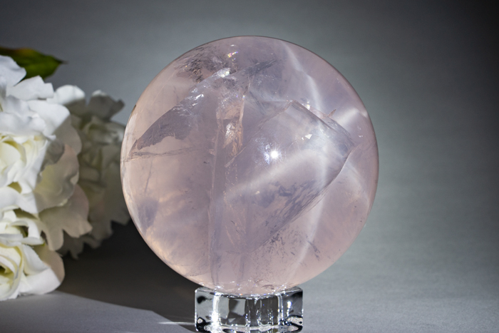 スターローズクォーツ 丸玉 φ76mm