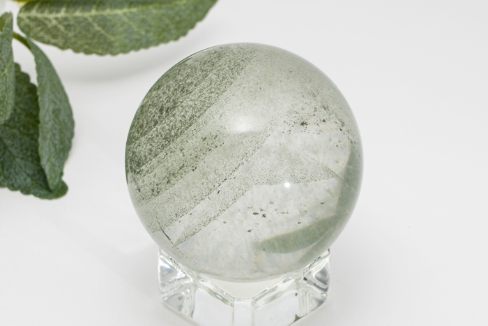 多層ファントムガーデンクォーツ 丸玉 φ52.5mm