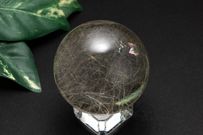 シューティングスタールチルクォーツ 丸玉 φ47.4mm