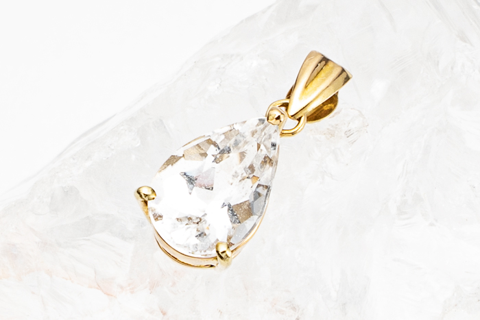 フェナカイト ペンダントトップ K18