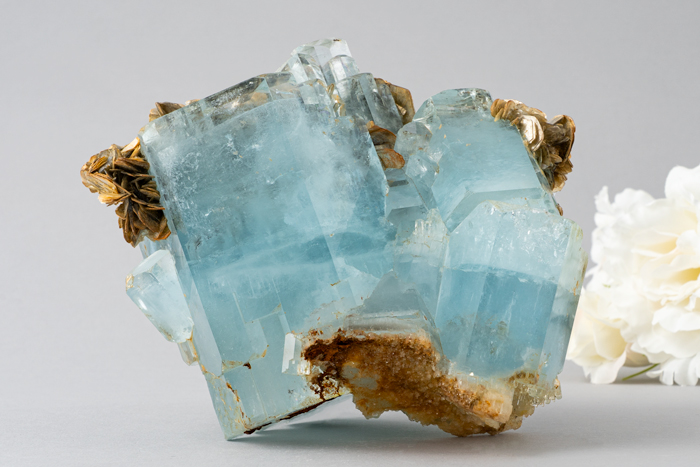 パキスタン・シガル産 アクアマリン クラスター